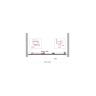 Душевая дверь BELBAGNO UNO-195-BF-3-100-P-Cr