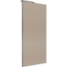 Душевая перегородка BELBAGNO UNO-L-1-TB-90-BR-GM 900x2000 мм Оружейная сталь