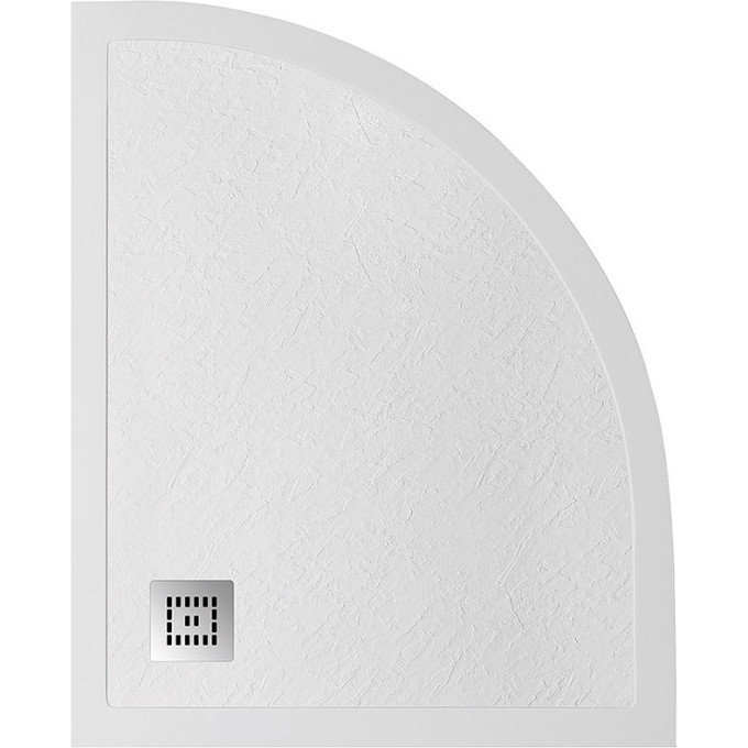 Душевой поддон из литьевого мрамора 120x80 см BELBAGNO TRAY-MR-UNO-RH-120/80-550-35-W-L-CR