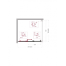 Душевой уголок BELBAGNO UNO-195-AHF-31-90/80-C-Cr