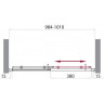 Дверь в проём BELBAGNO UNO-BF-1-100-P-Cr