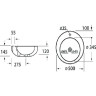 Раковина BELBAGNO BB1053LW
