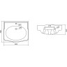 Раковина BELBAGNO BB115L + BB115P