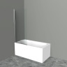 Шторка на ванну BELBAGNO UNO-V-1-75/150-C-Cr