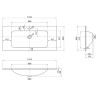 Стеклянная раковина BELBAGNO BB1010/465-LV-VTR-BL
