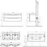 Тумба BELBAGNO ANCONA ANCONA-N-1200-2C-SO-RW