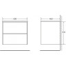 Тумба BELBAGNO PIETRA PIETRA-600-2C-SO-PL