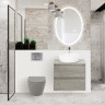 Унитаз подвесной безободковый BELBAGNO BB062CHR-GR/BB062SC-GR