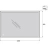 Зеркало 100x60 см BELBAGNO SPC-GRT-1000-600-LED-TCH